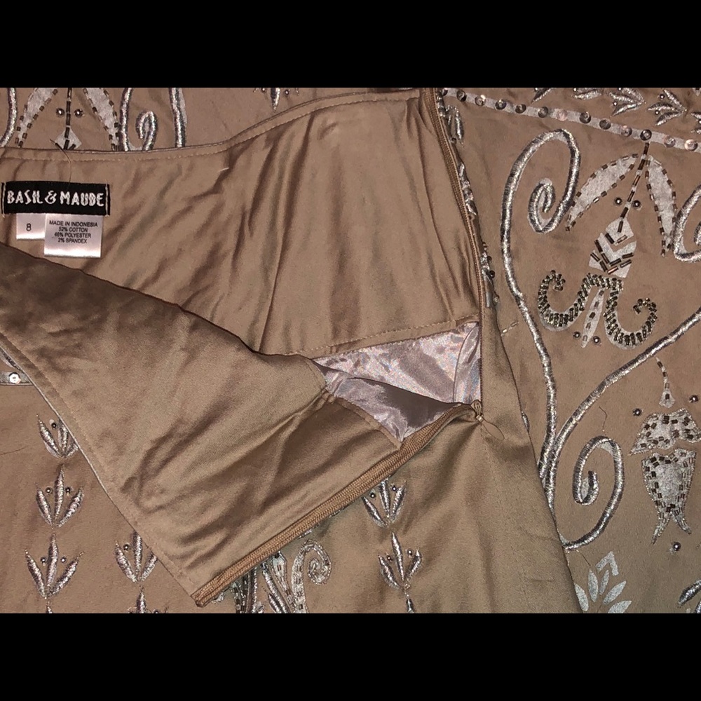 Beautiful Basil & Maude Skirt Sz. 8 - Picture 4 of 7